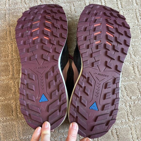 Brooks Cascadia 15 Trail Running Shoes - Women's 12 B - Black Pink 1203311B087 - Picture 7 of 8